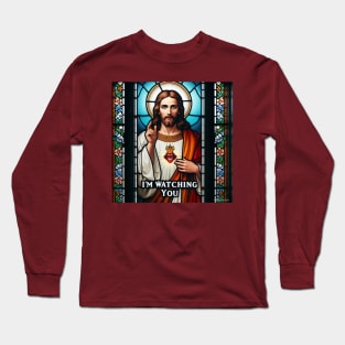 Jesus is watching you Long Sleeve T-Shirt